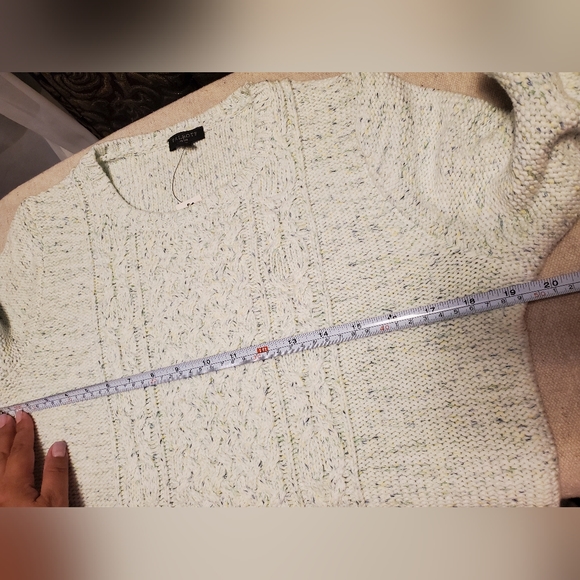 Talbots Cotton Cable Knit Sweater - Picture 4 of 7